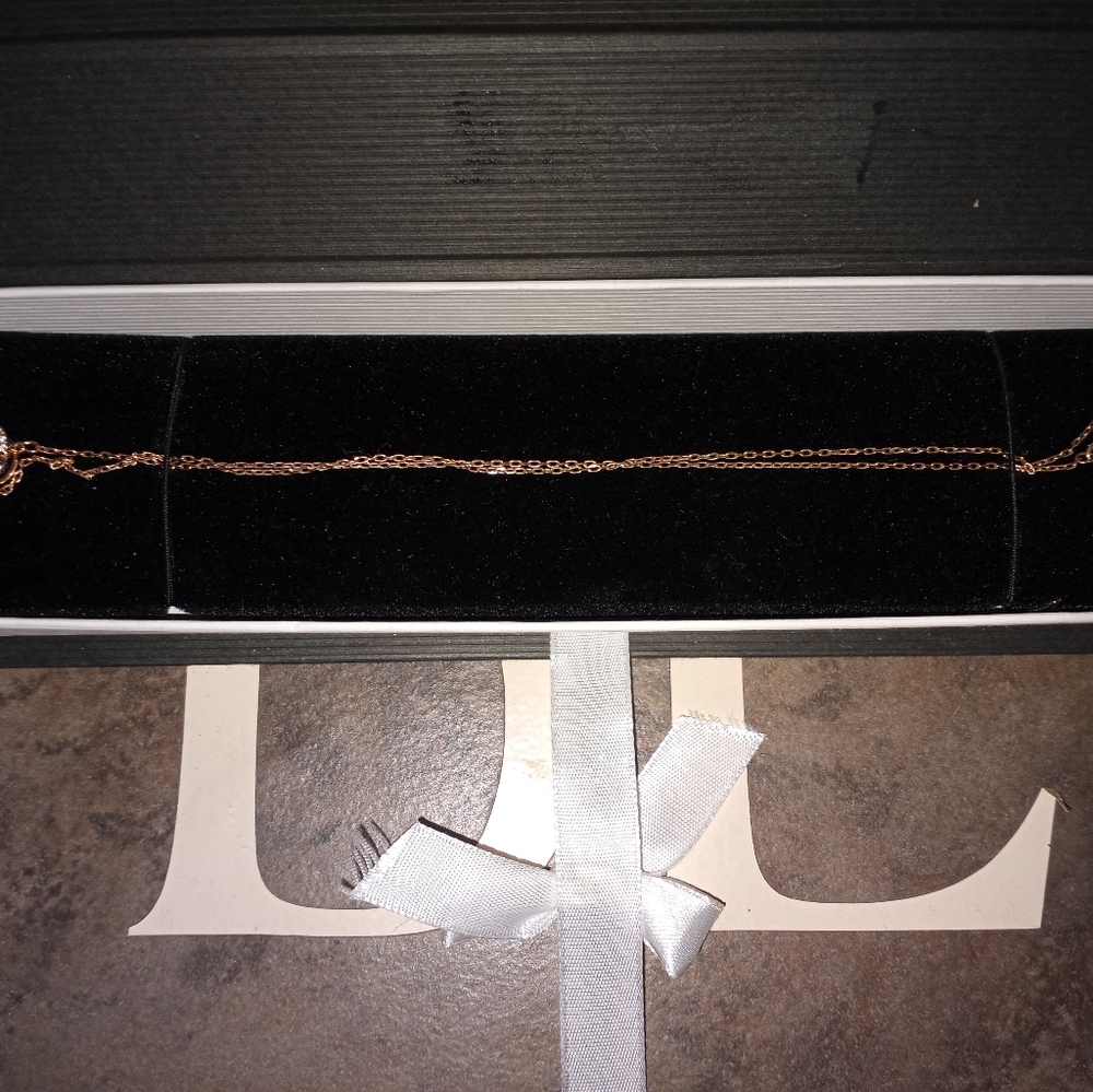 Swarovski Necklace Crystal Rose Gold - Picture 3 of 7